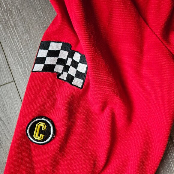 Forever 21 x Coca-Cola Red Multi Racing Bomber Jacket Men's Unisex See Desc. - Picture 3 of 12